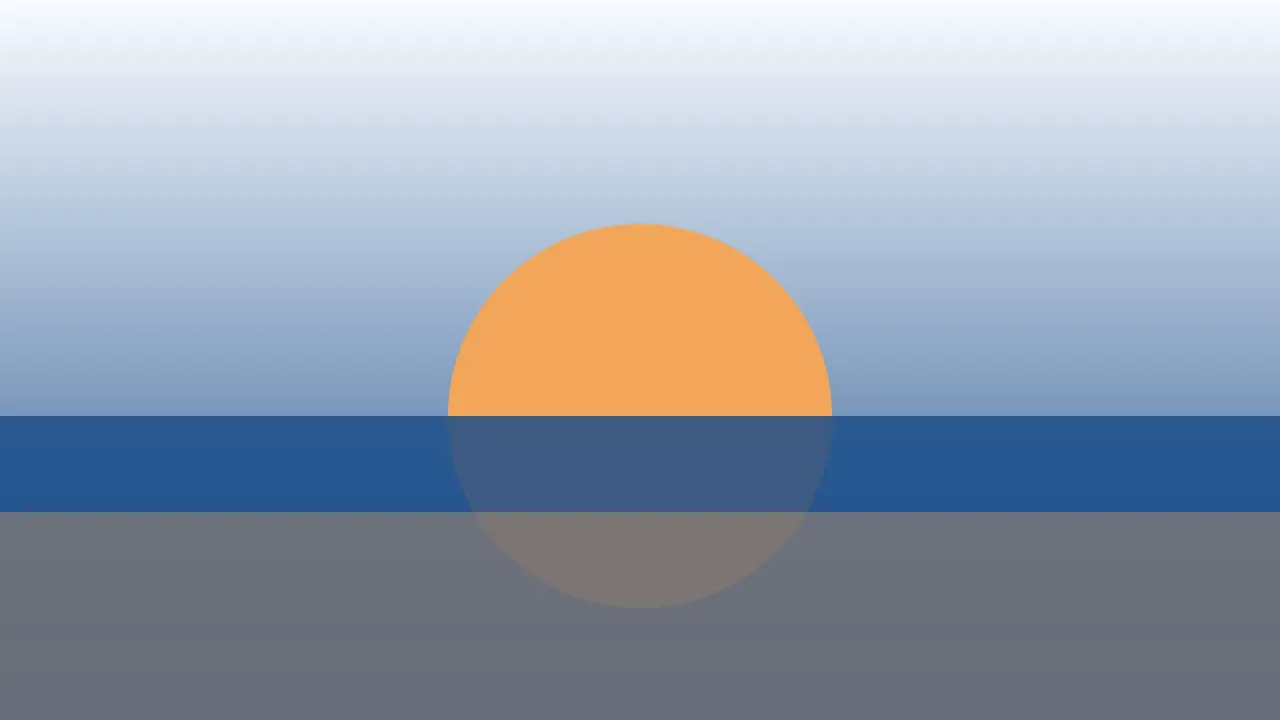 Illustration of the Soller valley at sunset